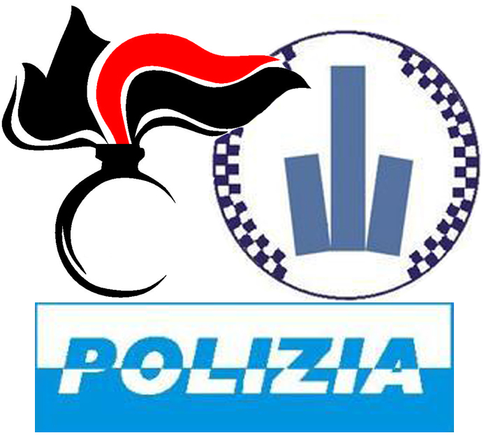 Carabinieri, Polizia Stradale e Polizia Municipale